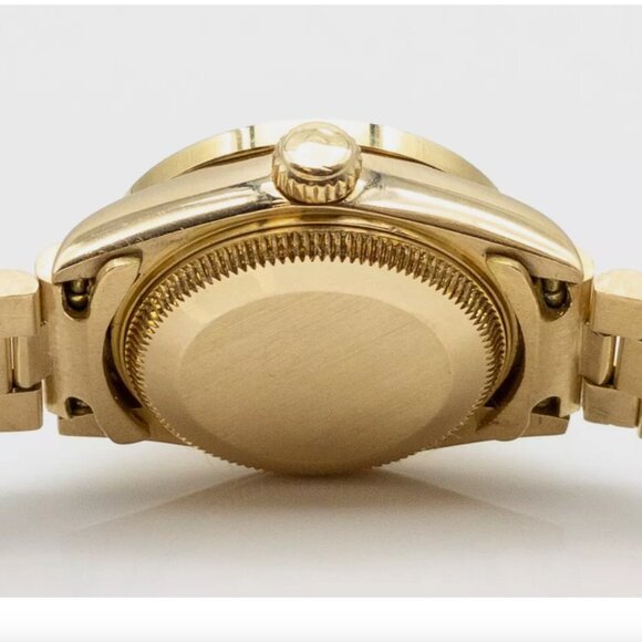 WOW!! Rolex Ladies PRESIDENT Factory 1CT+ Diamond Dial Yellow Gold - Picture 4 of 5